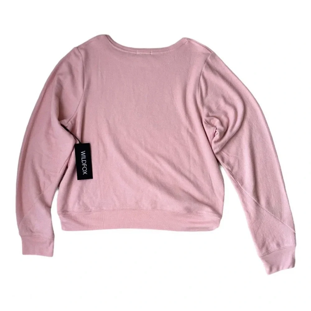 NWT Wildfox Sketchy Heart Sweatshirt Top S - Picture 4 of 7